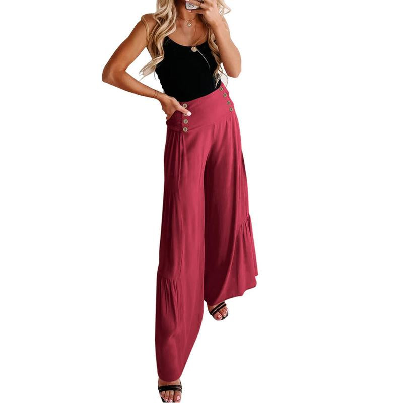 High Waist Wide Leg Pants