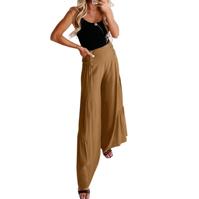 High Waist Wide Leg Pants