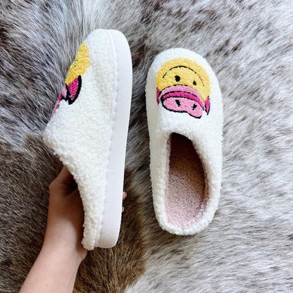 Cowboy Smiley Slippers