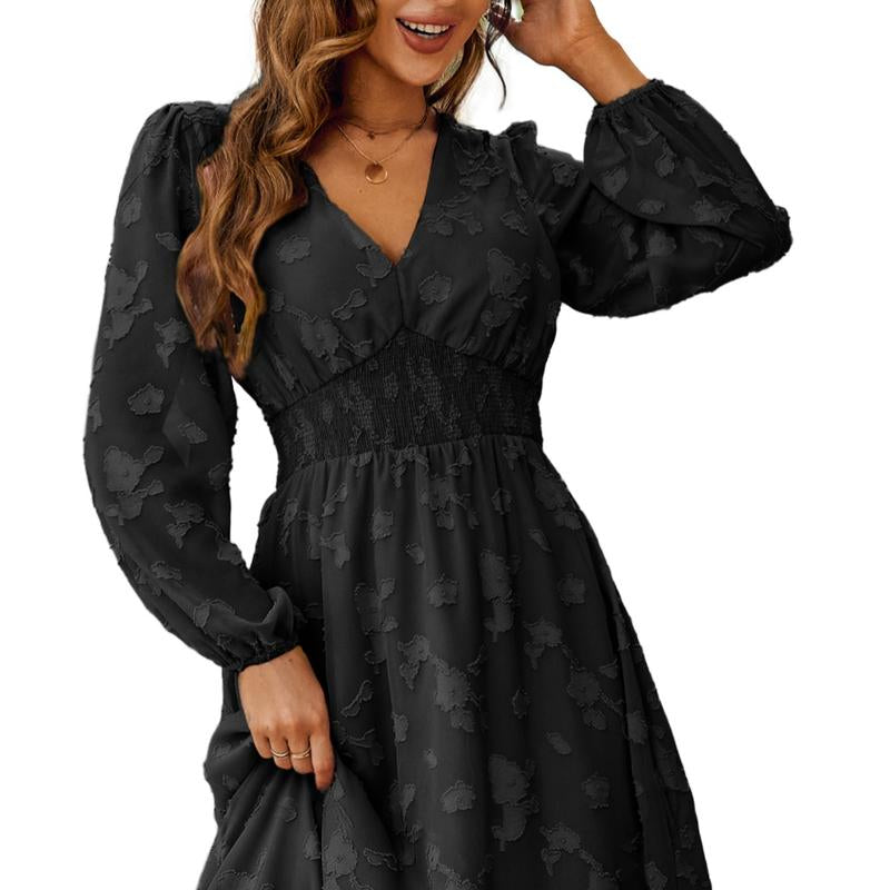 Casual Floral Midi Dress