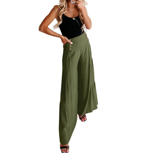High Waist Wide Leg Pants
