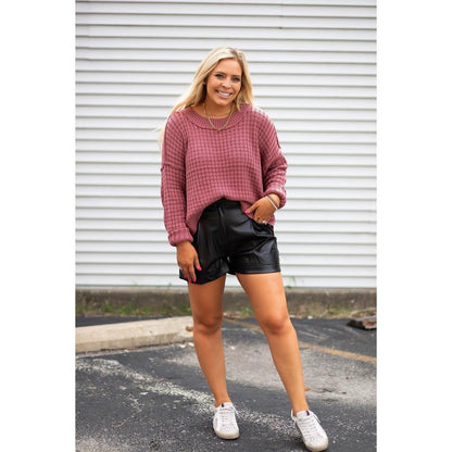 Leather Shorts