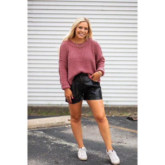 Leather Shorts