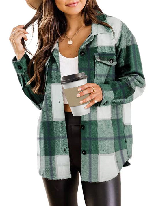 Plaid Flannel Jacket