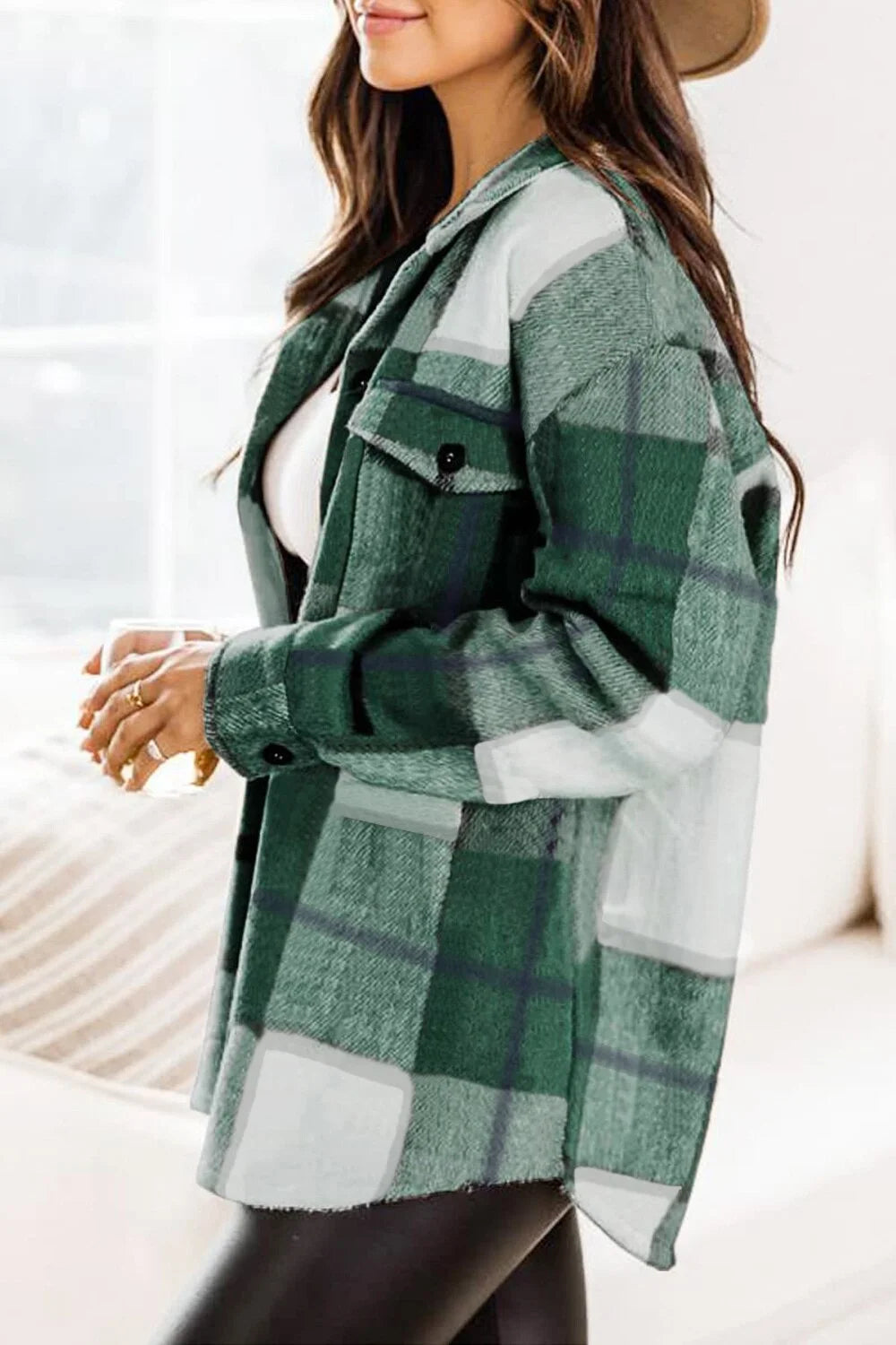 Plaid Flannel Jacket